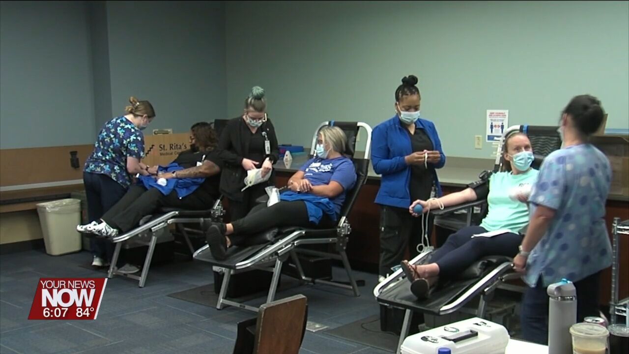 Community Blood Center partnering with Citizens National Bank and other Lima businesses for blood drives